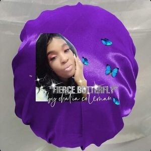 Hair Bonnets from my line Fierce Butterfly 🦋